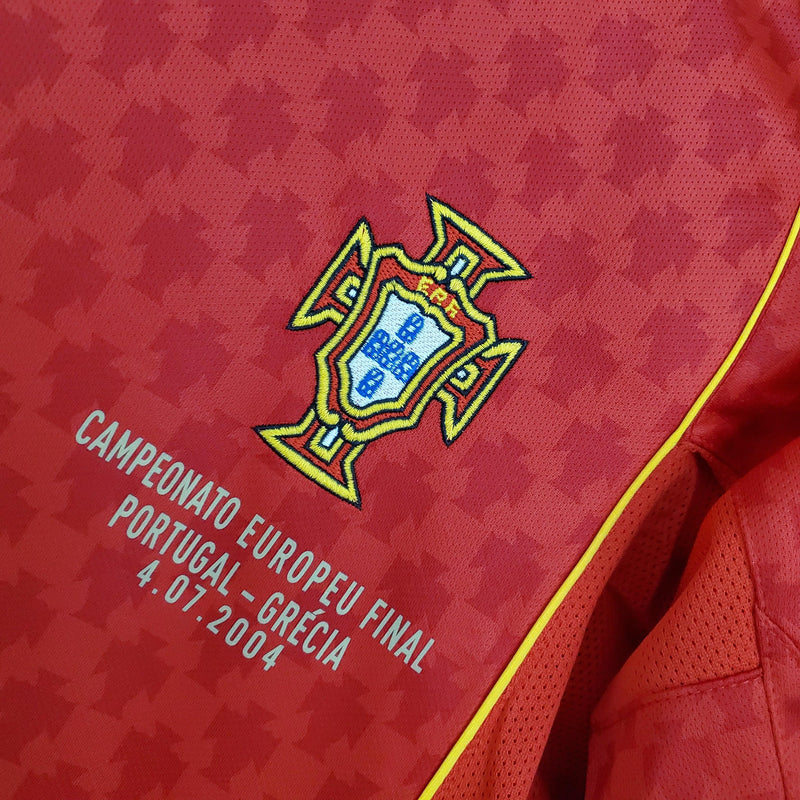 Camisa Retrô Seleção Portugal 2004/04 Home - ResPeita Sports