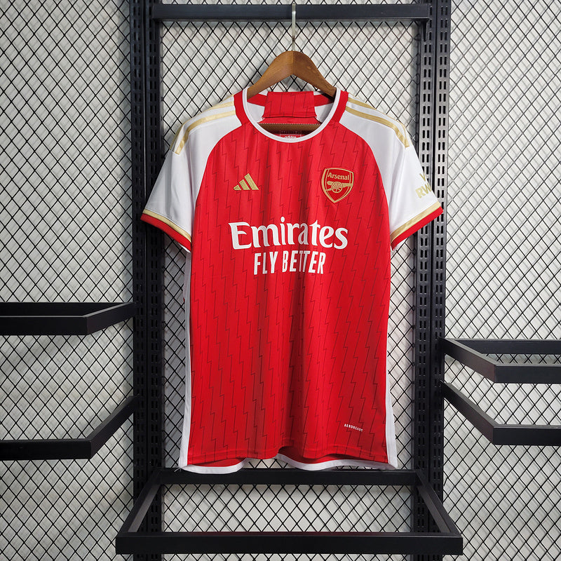 CAMISA DO ARSENAL 23/24 VERMELHO E BRANCO