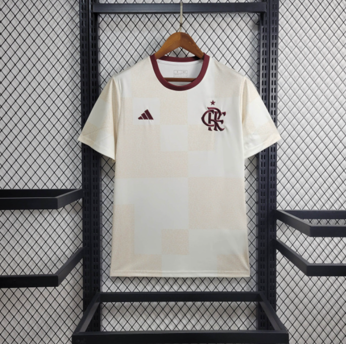 CAMISA DO FLAMENGO  24/25 BRANCO PALACE