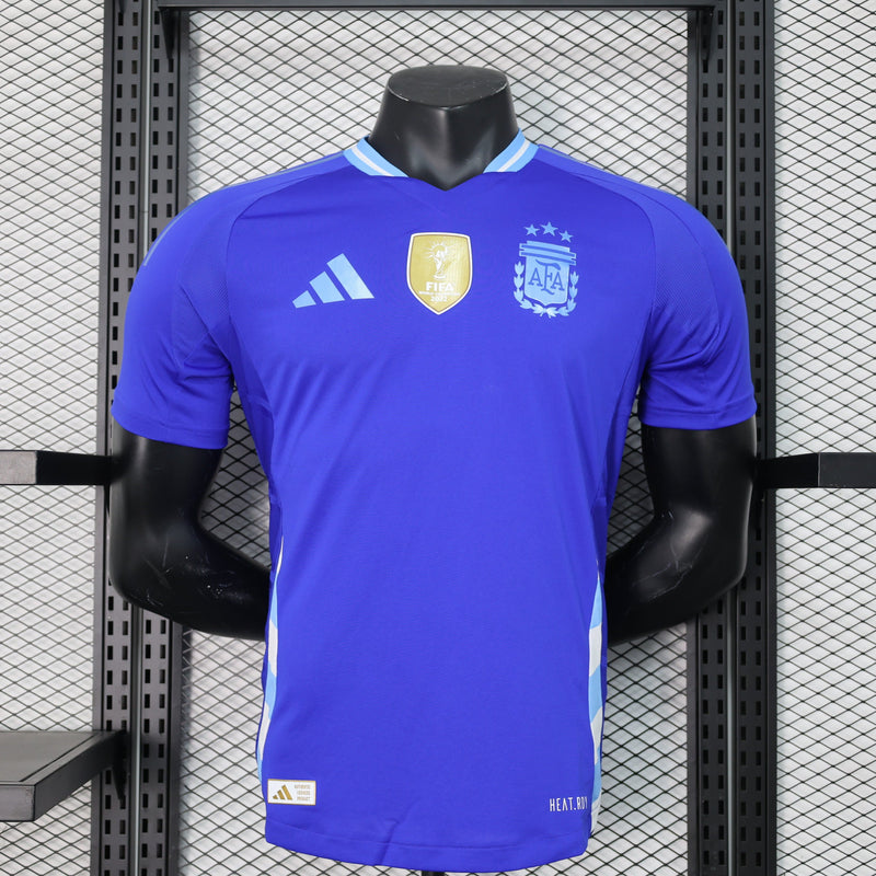 CAMISA VERSÃO PLAYER DA ARGENTINA 24/25 AZUL