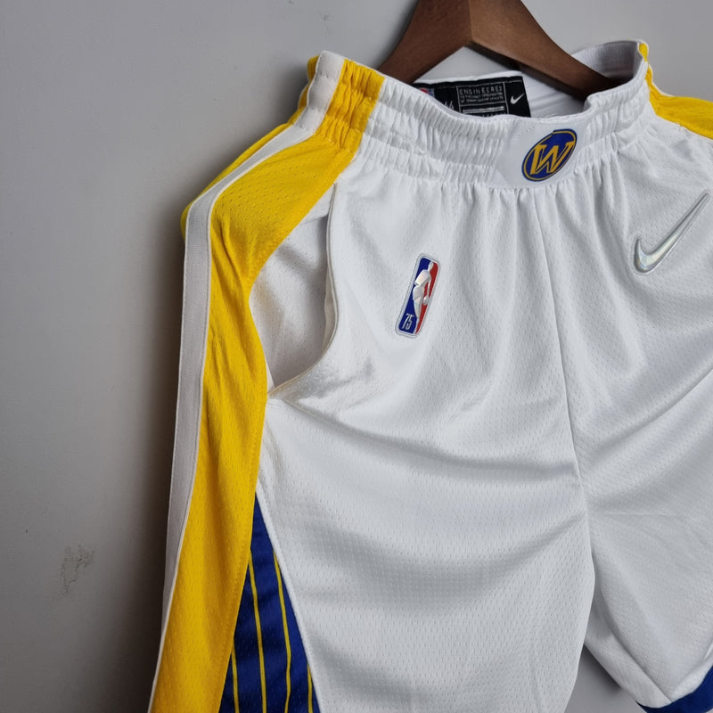 Shorts 75th Anniversary Golden State Warriors White NBA