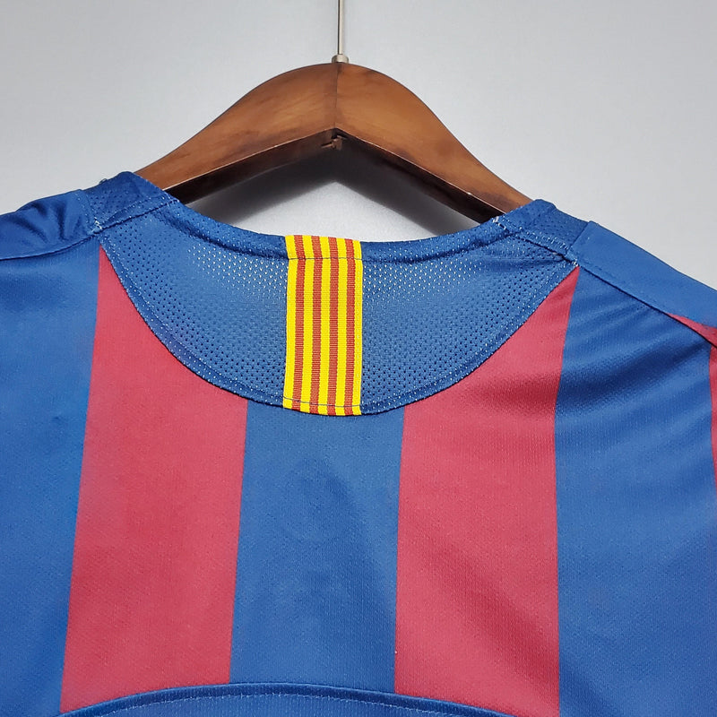 Camisa Retrô FC Barcelona 2006/06 Home Champions League Edition - ResPeita Sports