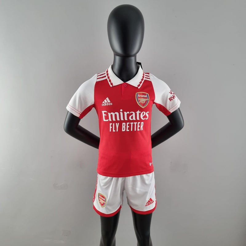 Conjunto Infantil Arsenal 2022/23 - Home - ResPeita Sports 