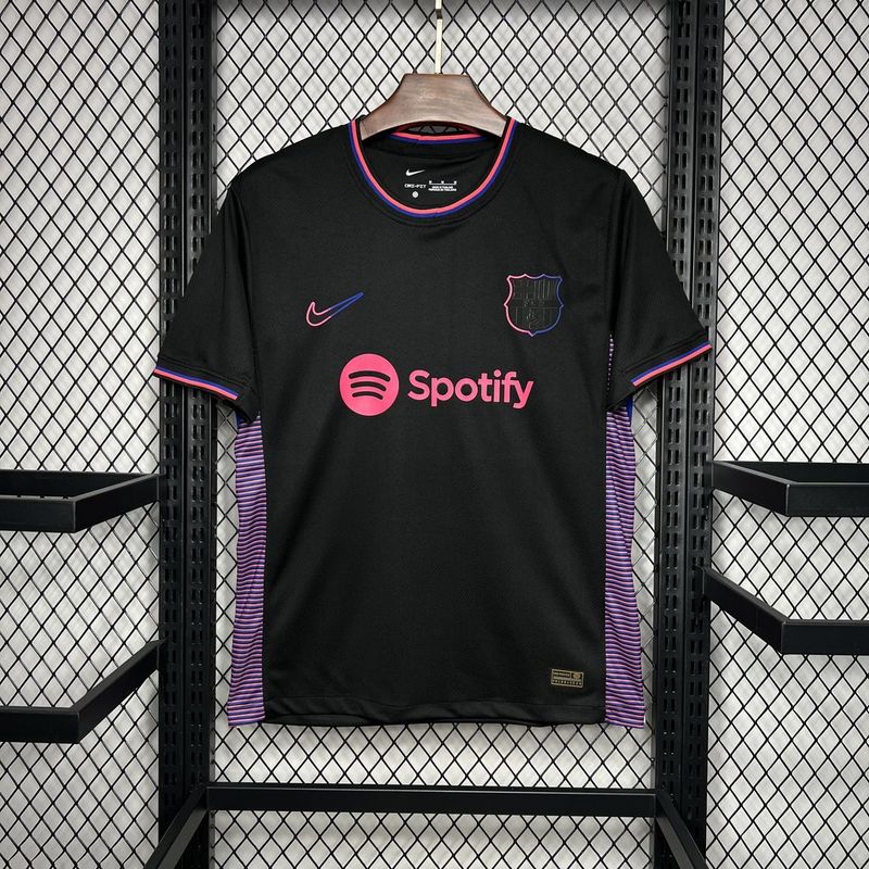 CAMISA DO BARCELONA 24/25 PRETO EDIÇÃO ESPECIAL