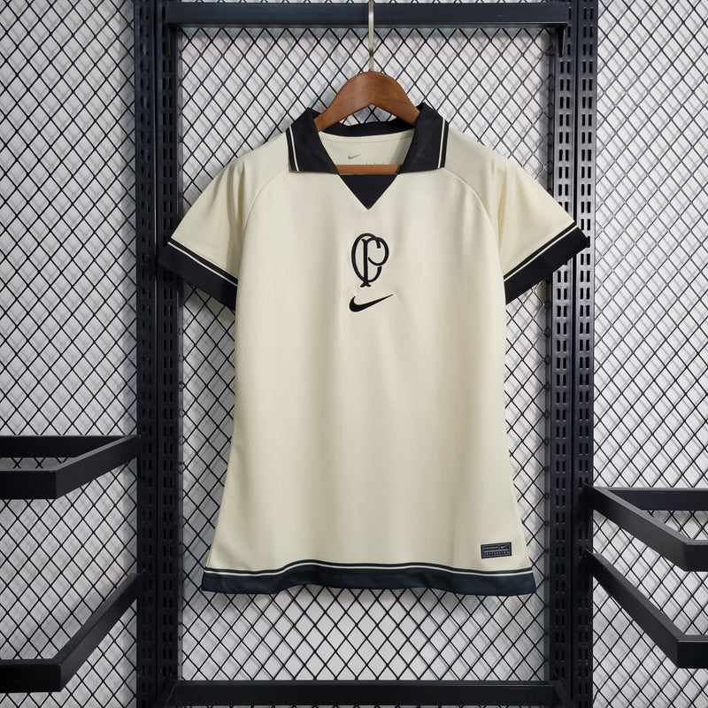 CAMISA FEMININA DO CORINTHIANS 23/24 BEGE