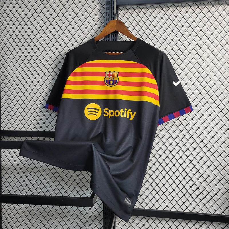 CAMISA DO BARCELONA 23/24 BLACK TREINO