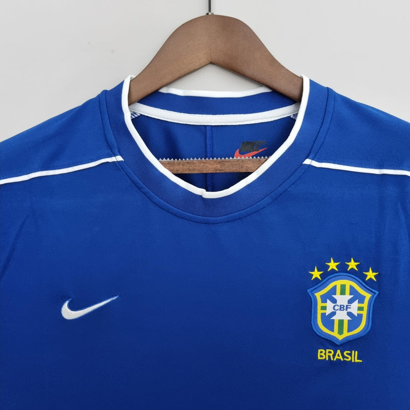 Camisa Retrô Seleção Brasil 1998/98 Away - ResPeita Sports