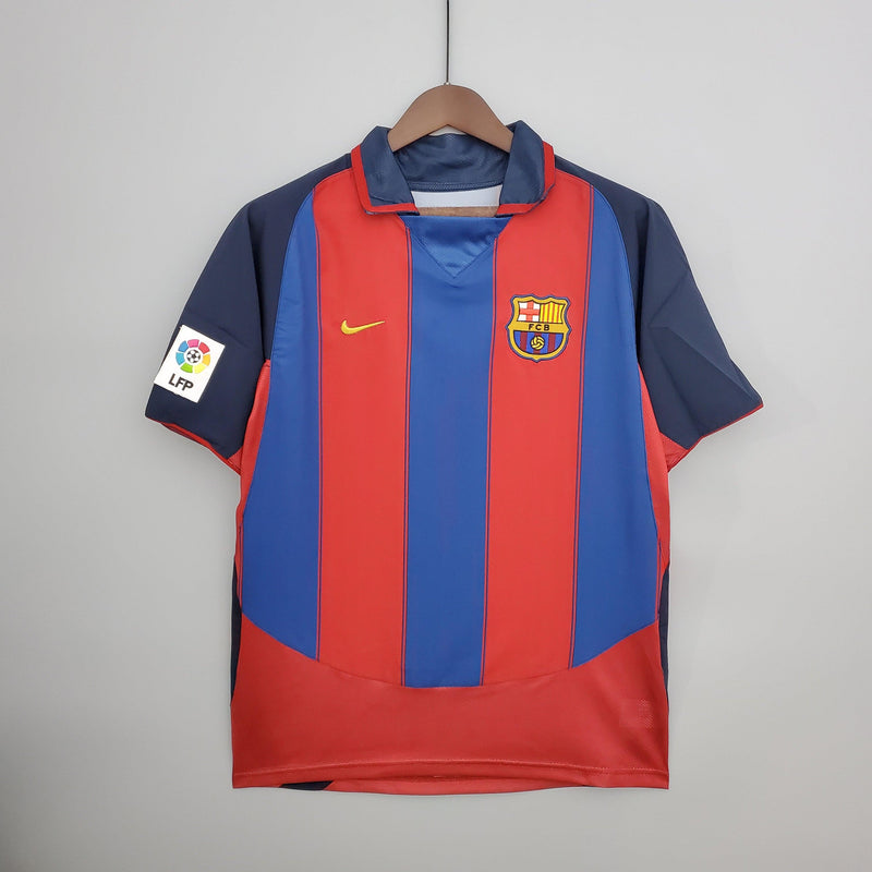 Camisa Retrô FC Barcelona 2003/04 Home - ResPeita Sports