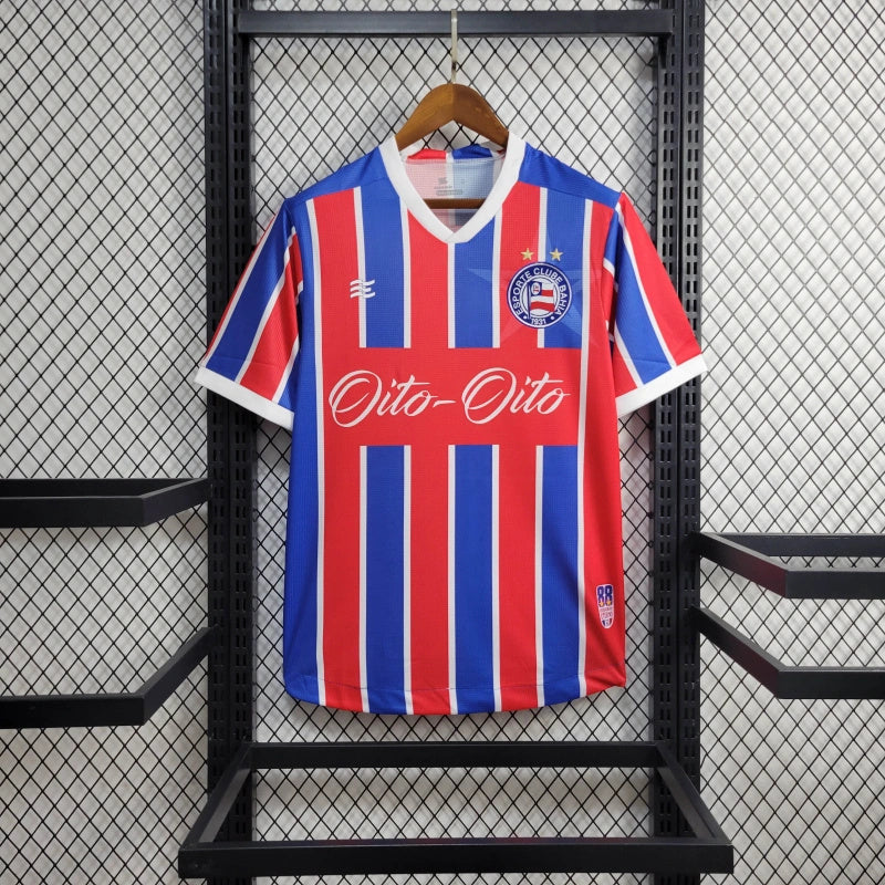 CAMISA DO BAHIA 24/25 VERMELHO E AZUL