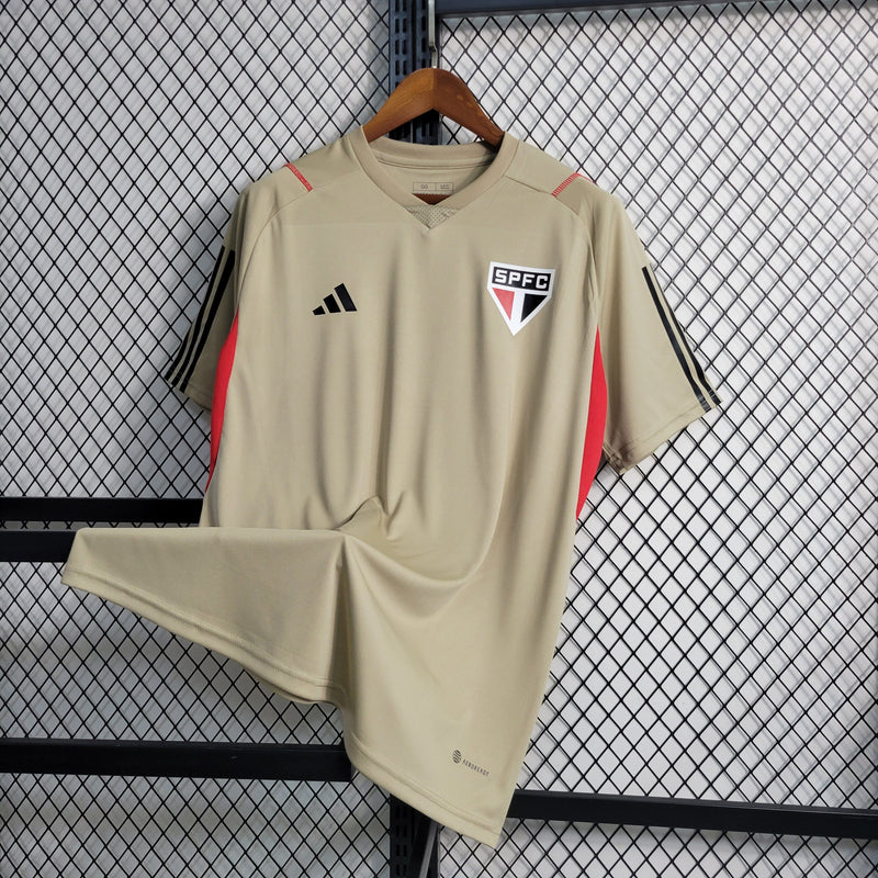 CAMISA DO SÃO PAULO 23/24 BEGE