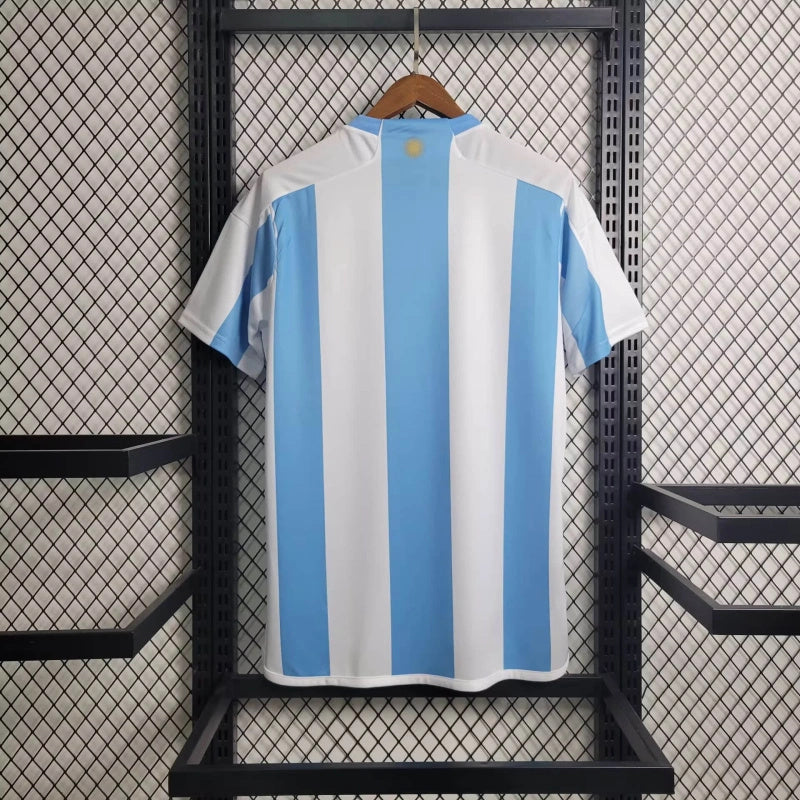 CAMISA DA SELEÇÃO DA ARGENTINA 24/25 BRANCO E AZUL