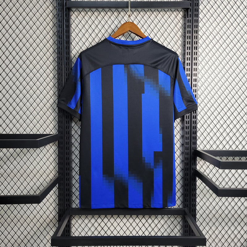 CAMISA DA INTER DE MILÃO 23/24 AZUL E PRETO