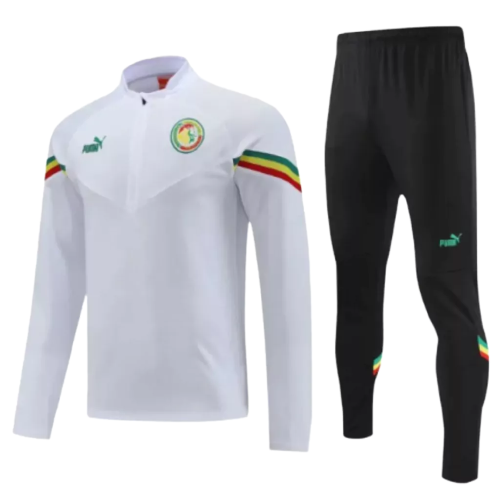 Conjunto de Treino Seleção Senegal - Masculino - Branco