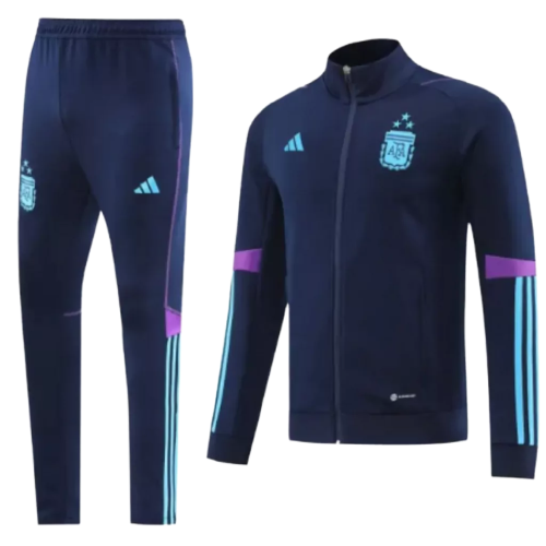 Agasalho de Viagem Seleção Argentina - Masculino - Azul Marinho